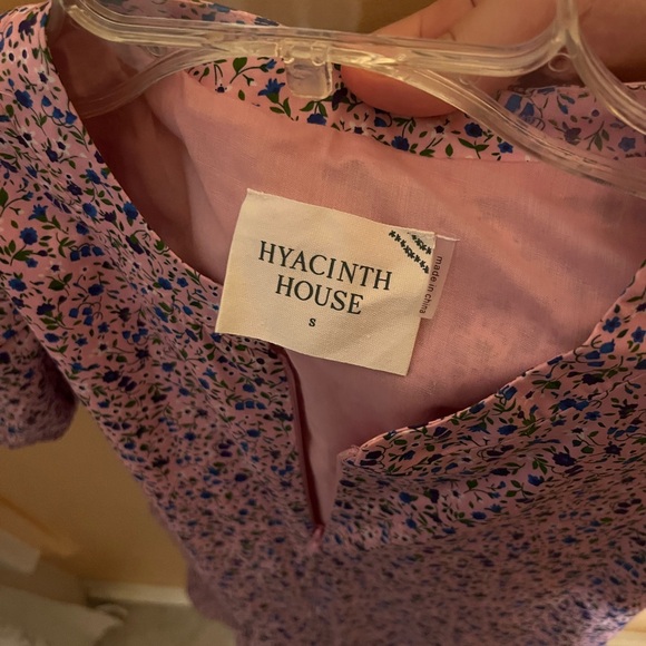 NWT Hyacinth House Tuckernuck Lilac Floral Zip Front Ellie Mini Dress - Picture 5 of 10